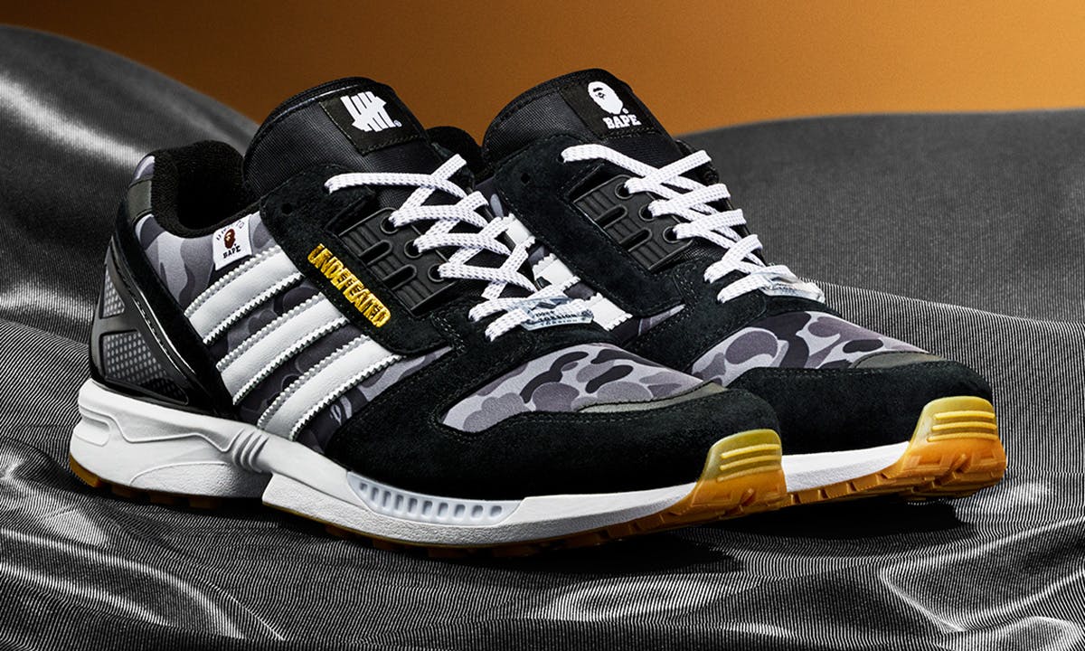Adidas bape undefeated zx 8000